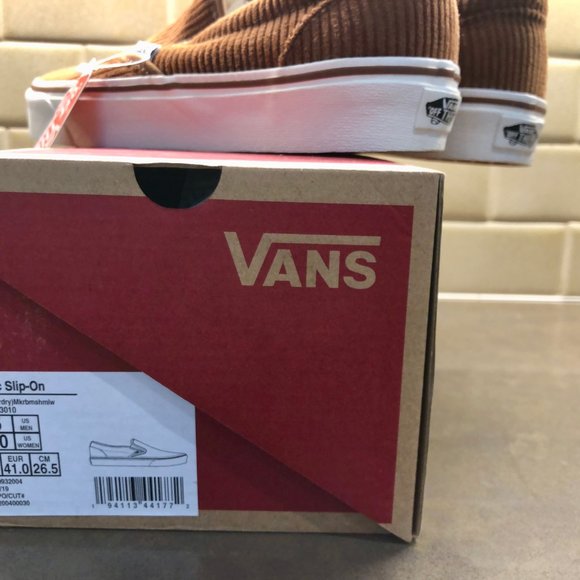 Madewell x Vans Slip-On in Corduroy & Sherpa NEW - Picture 6 of 6